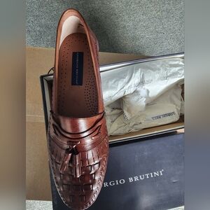 GIORGIO BRUTINI MENS LOAFERS SIZE 10 1/2M NEVER WORN